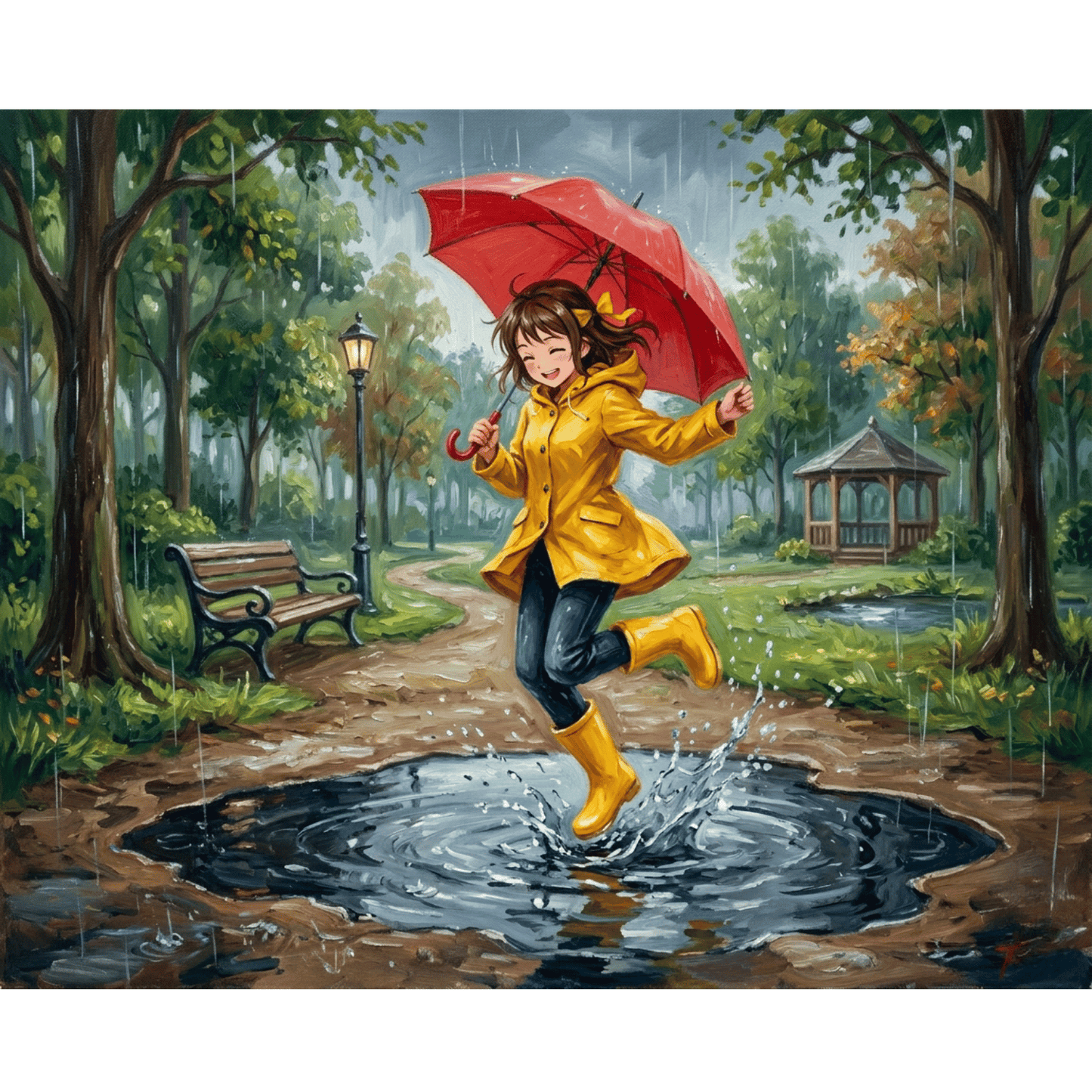 Dancing In The Rain PicturaNumbers