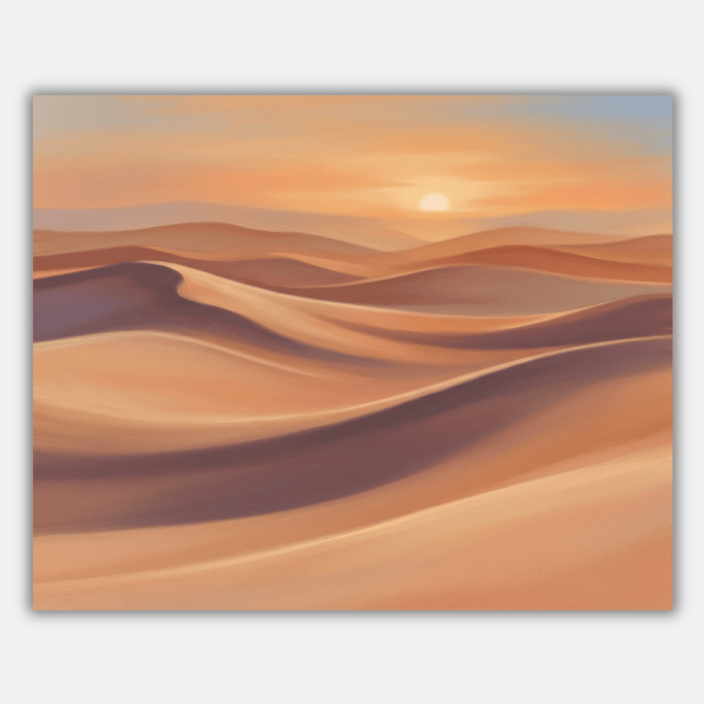 Desert Sunset Dunes PicturaNumbers