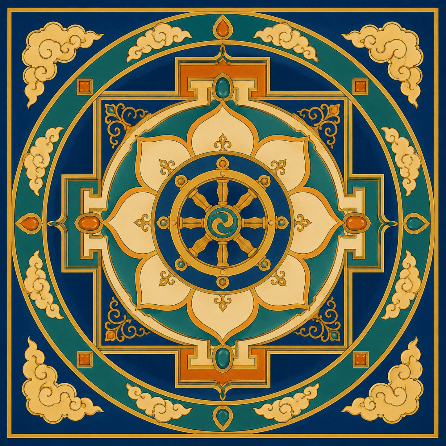 Dharma Wheel PicturaNumbers