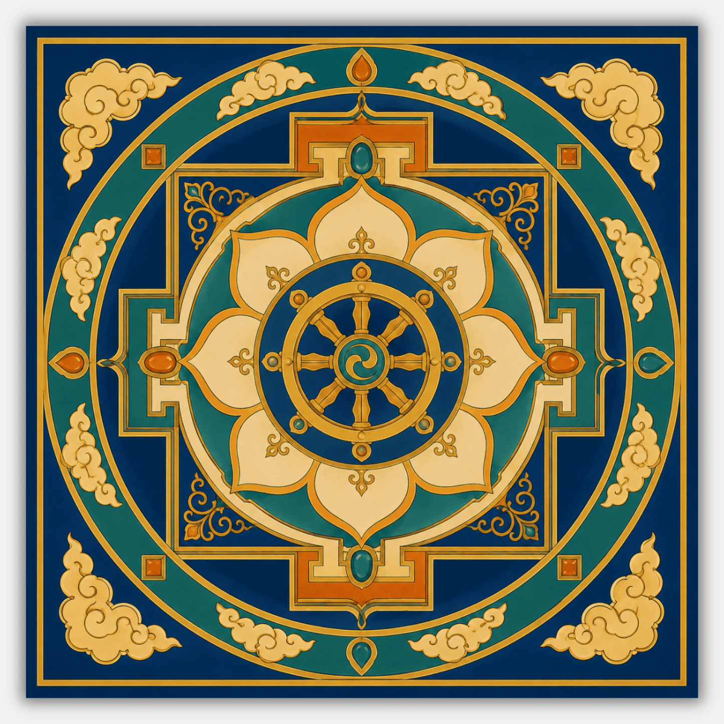 Dharma Wheel PicturaNumbers