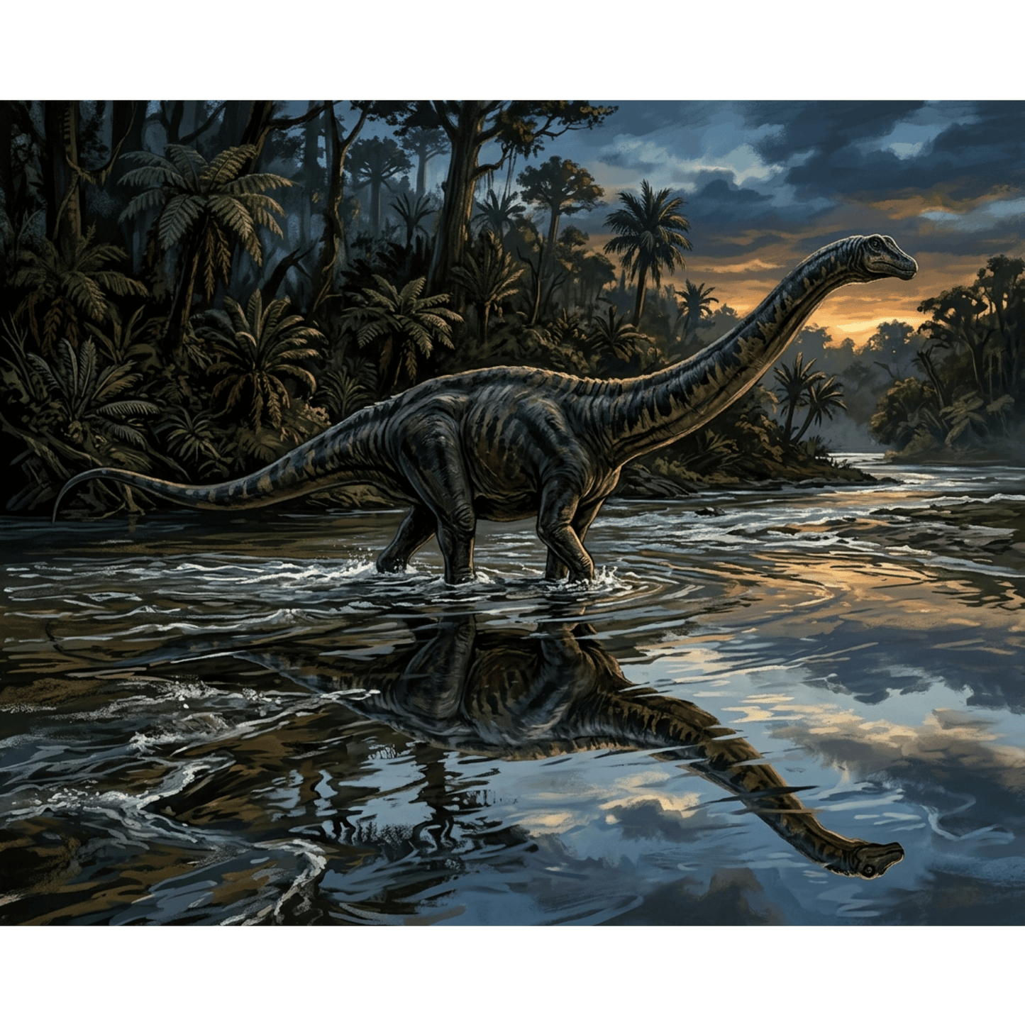 Diplodous River Crossing PicturaNumbers