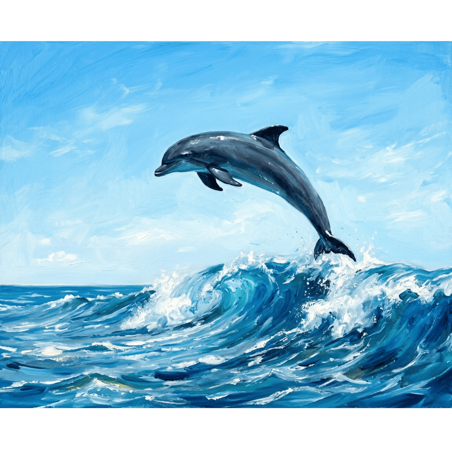 Dolphin Play PicturaNumbers