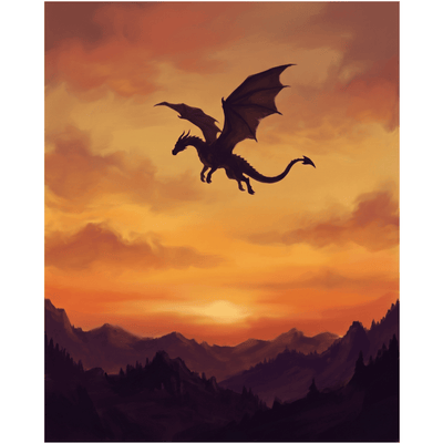Dragon Sky Silhouette