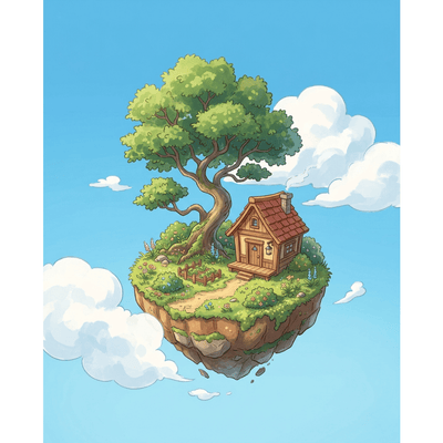 Dreamy Floating Island Home