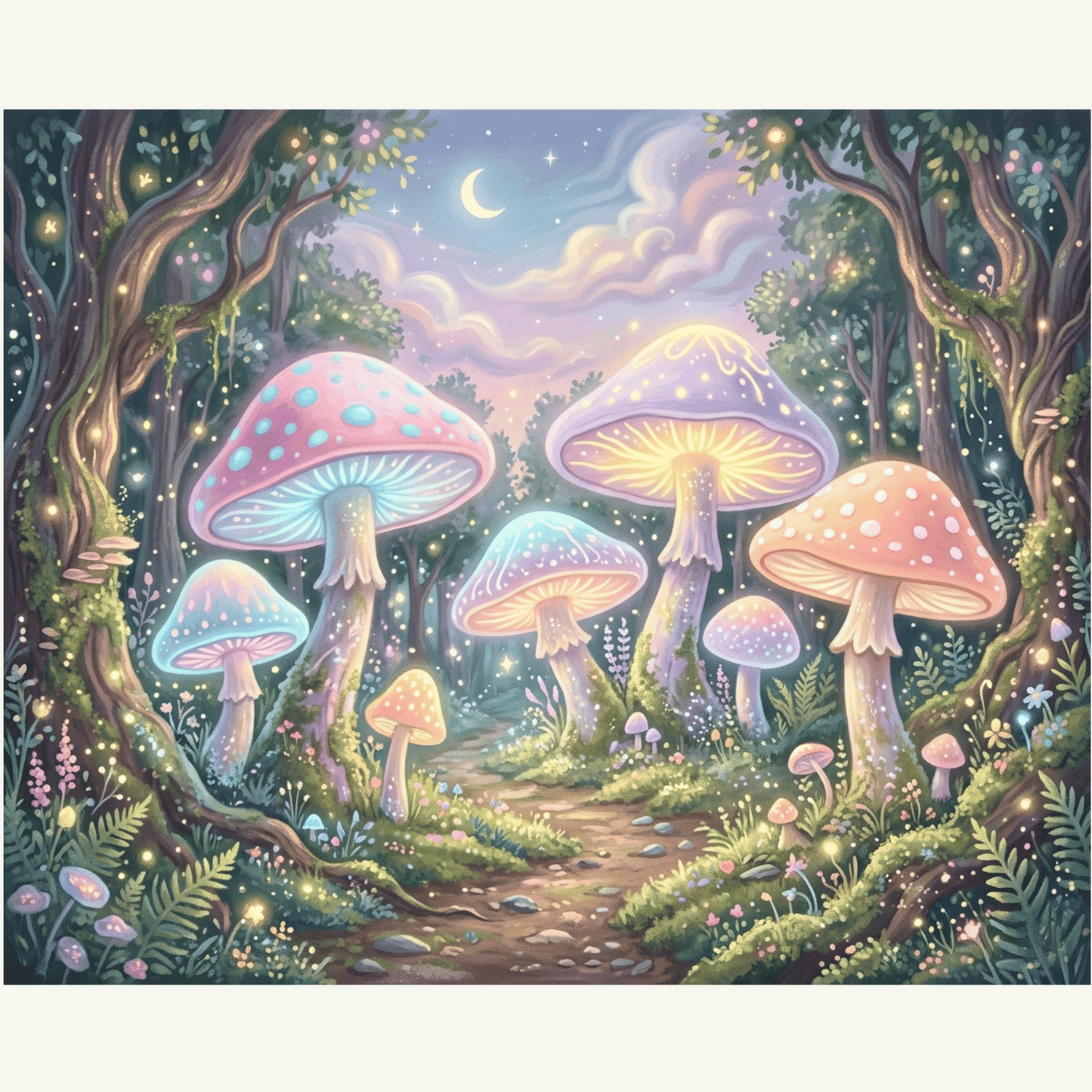 Enchanted Mushroom Field PicturaNumbers