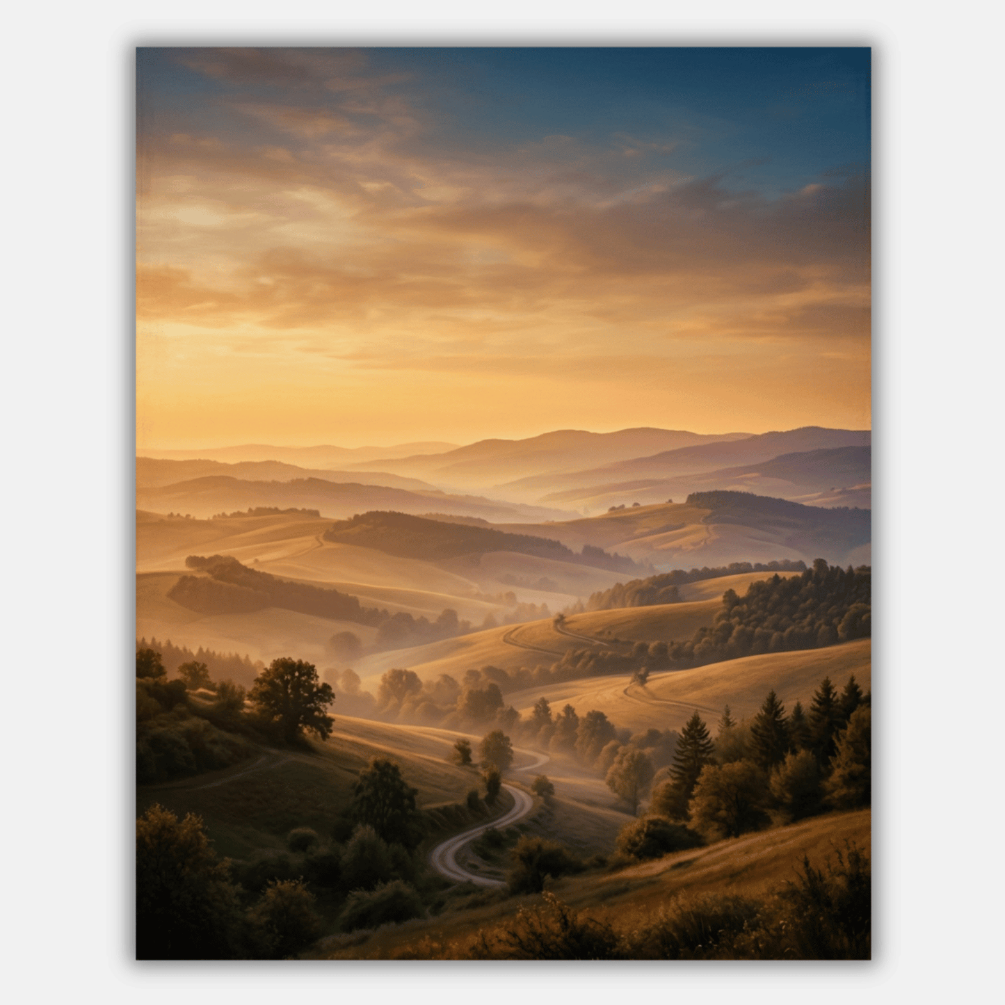 Evening Hills Glow PicturaNumbers