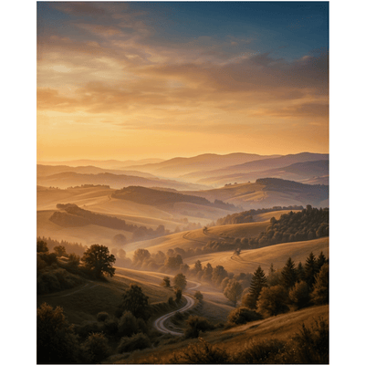 Evening Hills Glow