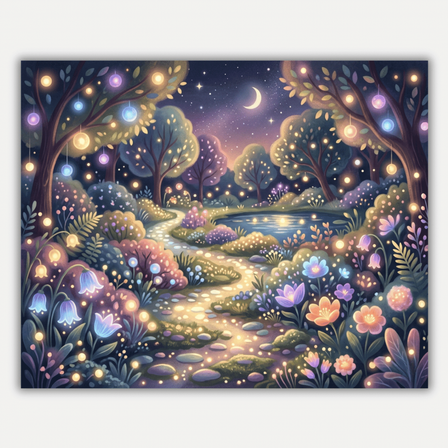Fairy Light Garden PicturaNumbers