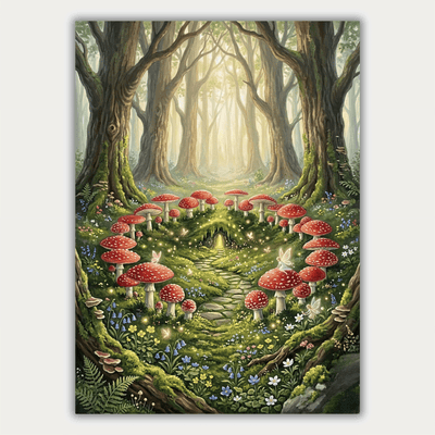 Fairy Ring Mushroom Forest