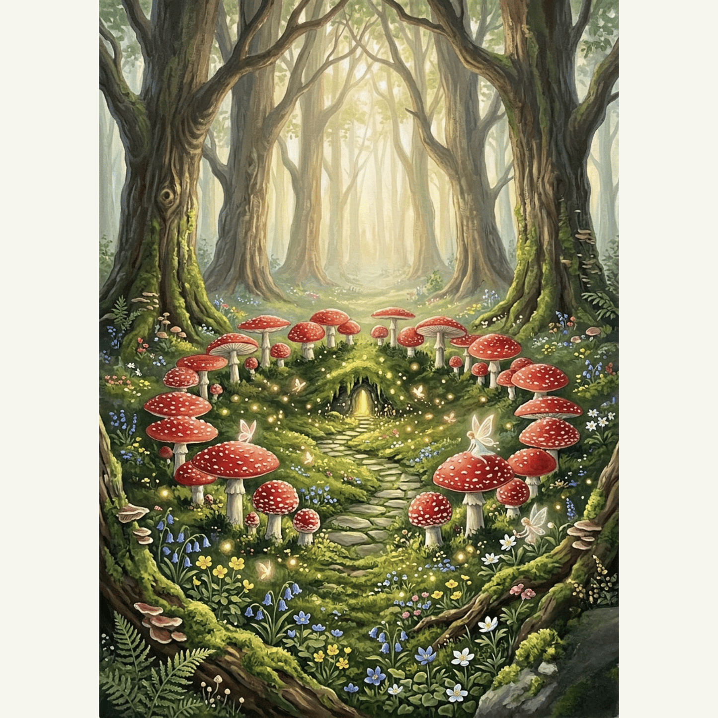 Fairy Ring Mushroom Forest PicturaNumbers