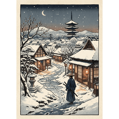 Feudal Japanese Samurai Village
