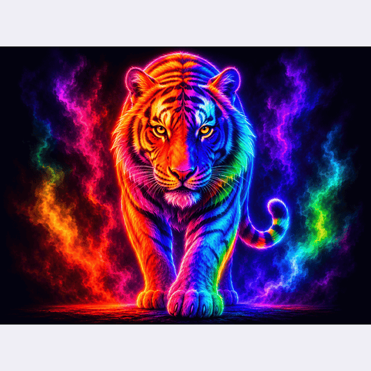 Flame Tiger PicturaNumbers