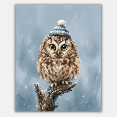 Fluffy Owl Hat