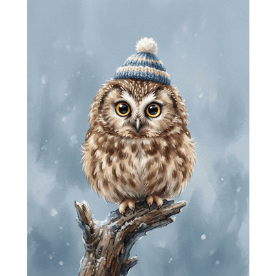 Fluffy Owl Hat