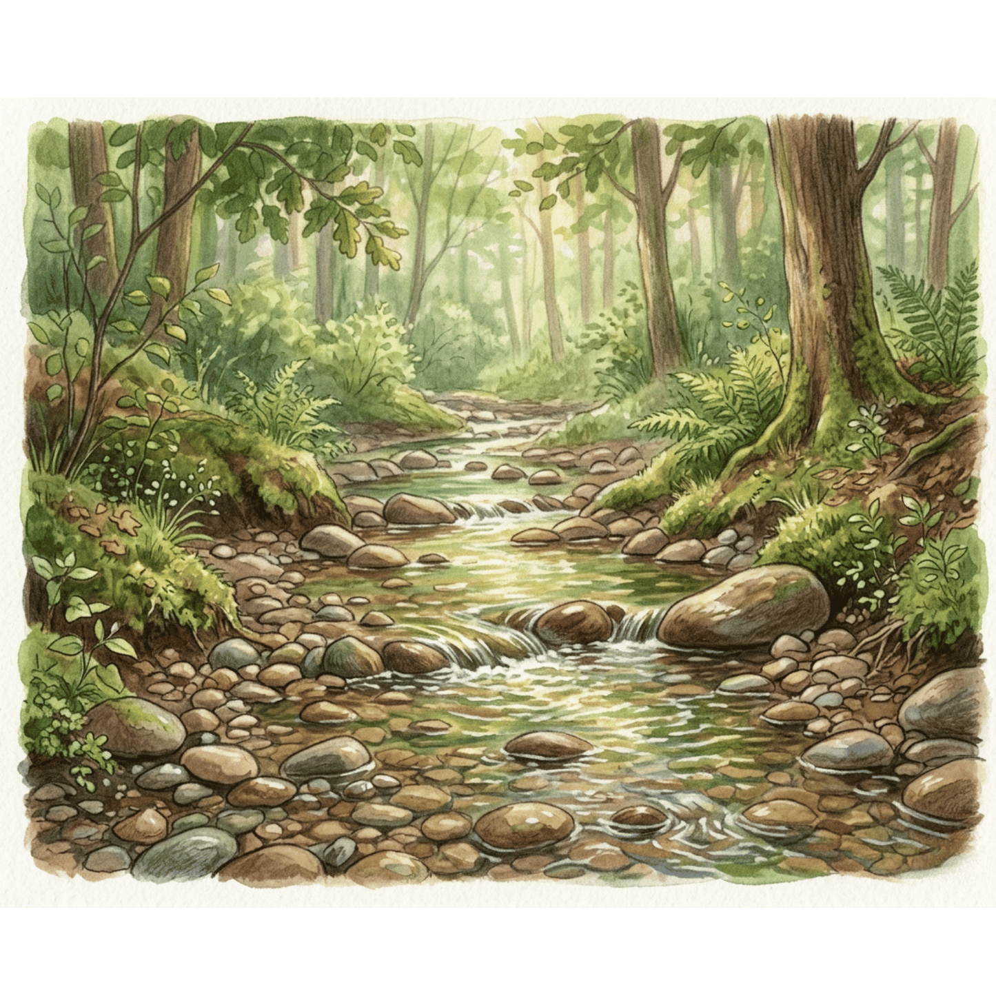 Forest Brook PicturaNumbers
