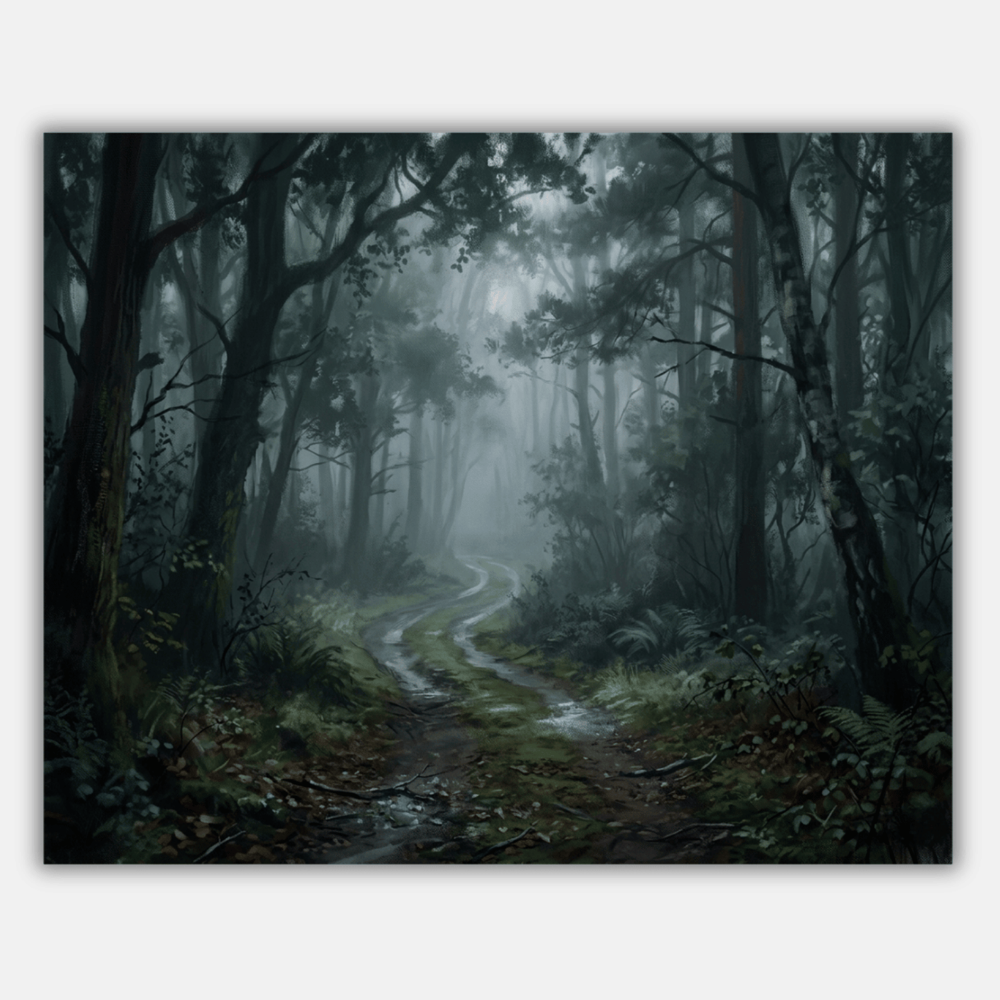 Forest Fog Path PicturaNumbers