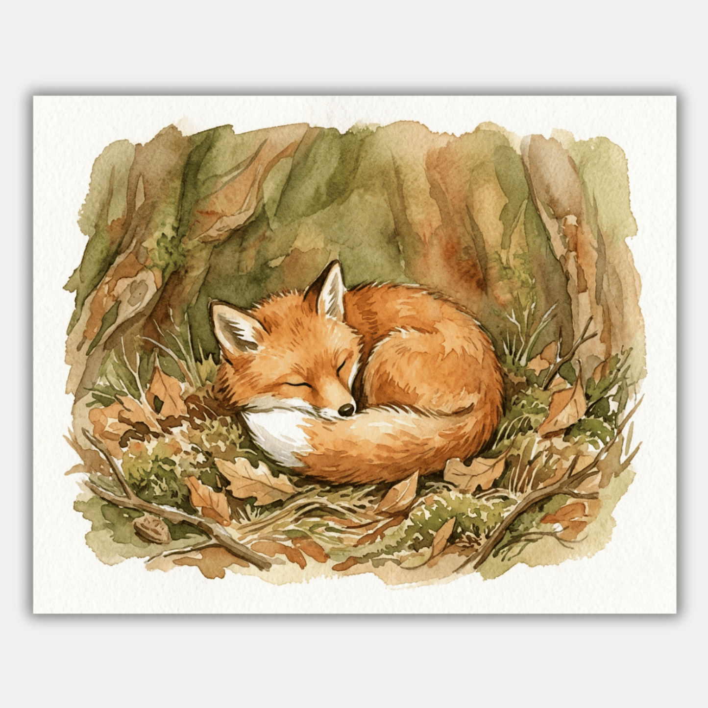 Fox Curled Tail PicturaNumbers