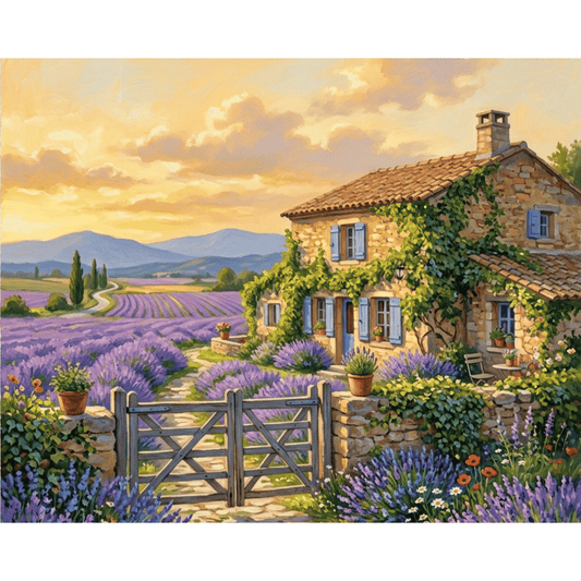 French Countryside Cottage PicturaNumbers