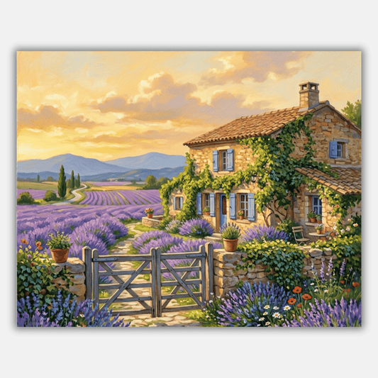 French Countryside Cottage PicturaNumbers