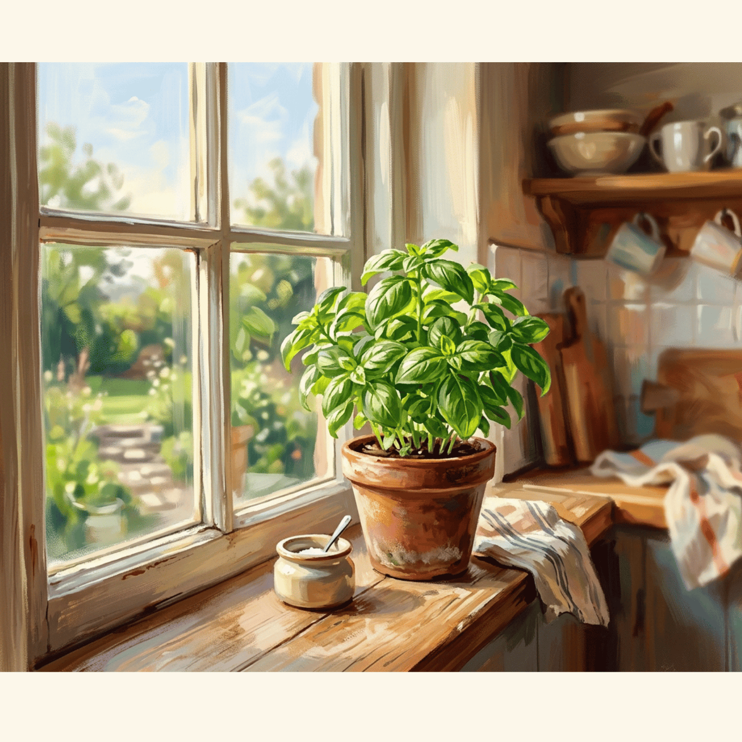 Fresh Basil PicturaNumbers
