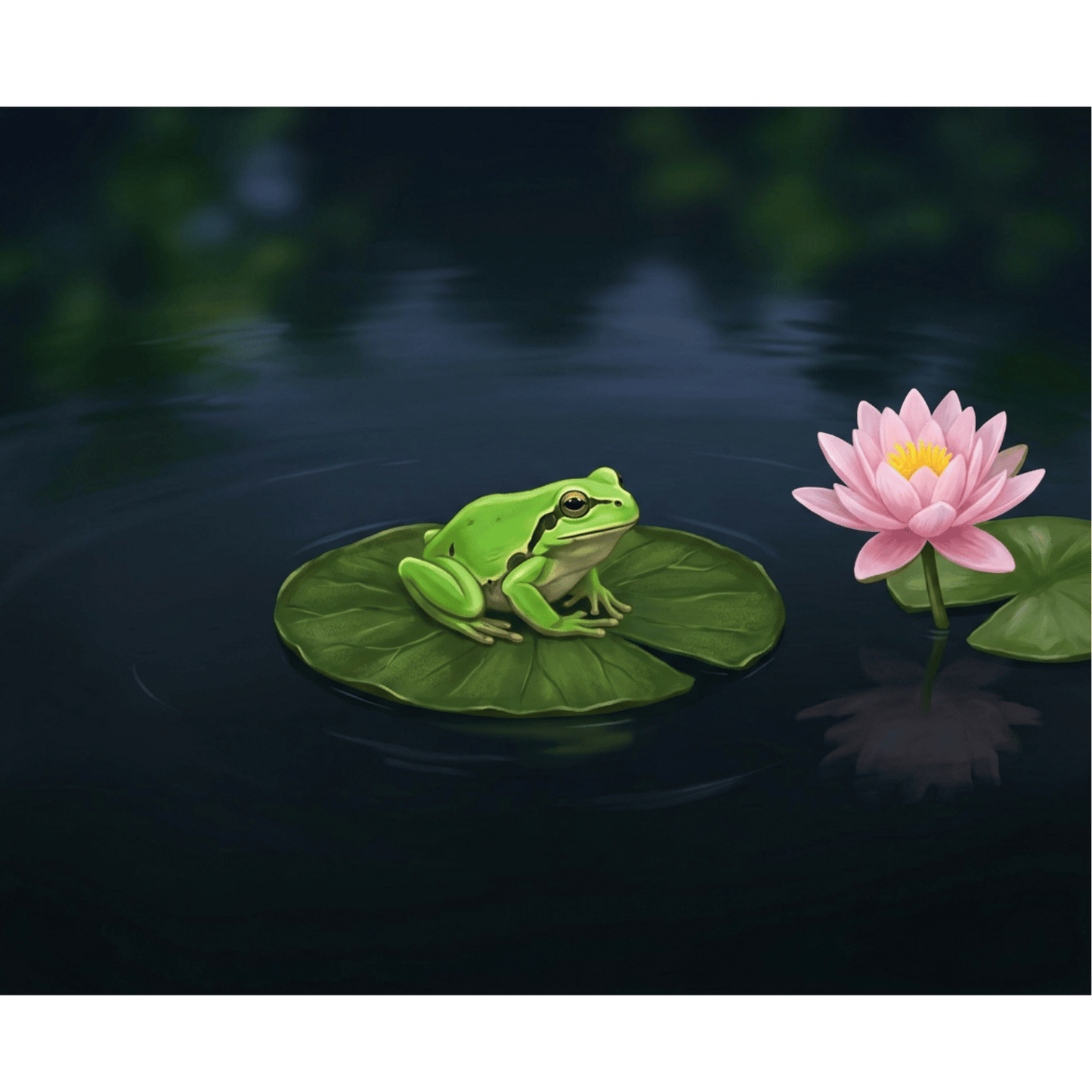 Frog Lily Pad PicturaNumbers