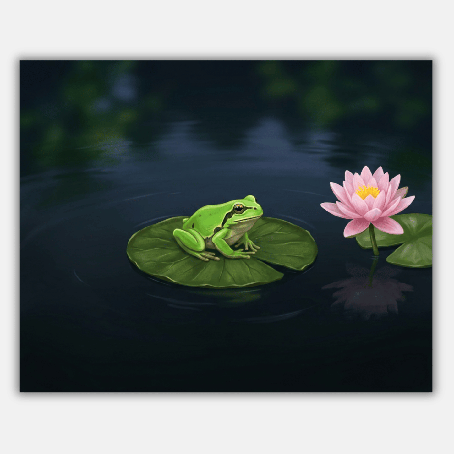 Frog Lily Pad PicturaNumbers