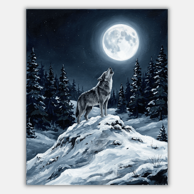 Full Moon Wolf