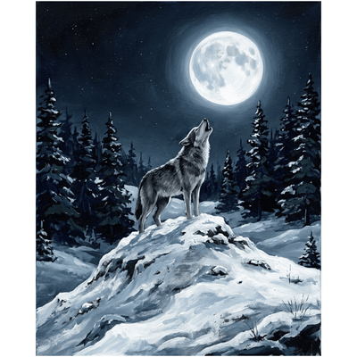 Full Moon Wolf