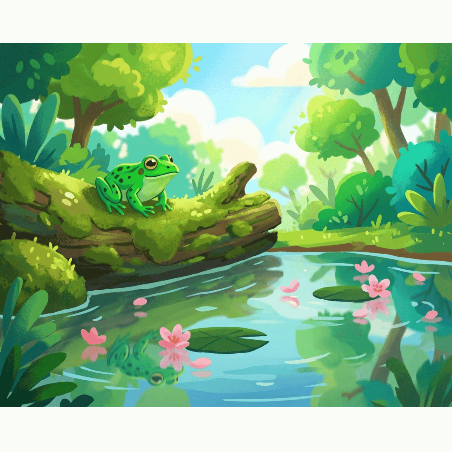 Fun Frog PicturaNumbers