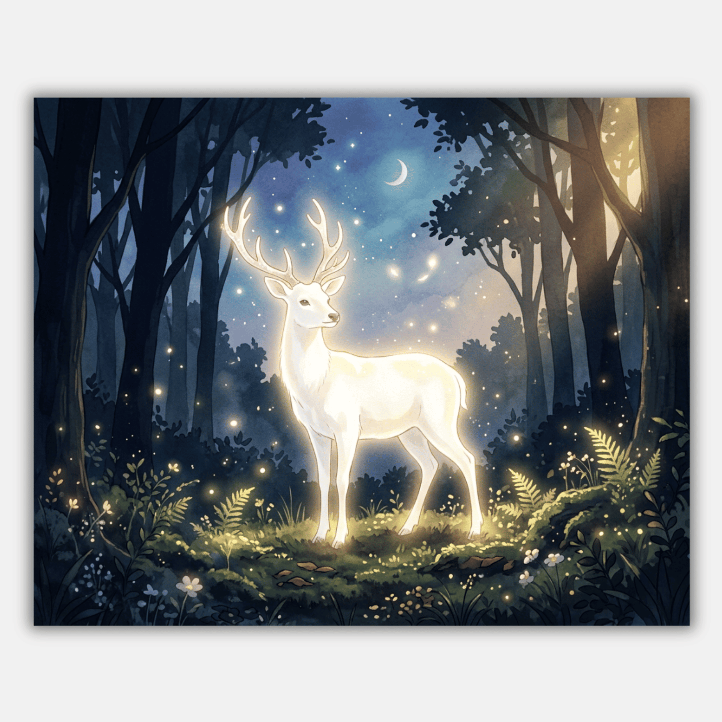 Glowing Deer Spirit PicturaNumbers