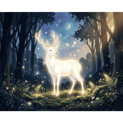 Glowing Deer Spirit