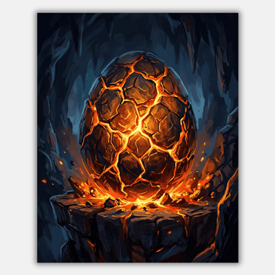 Glowing Dragon Egg
