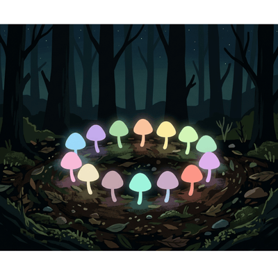 Glowing Mushroom Ring