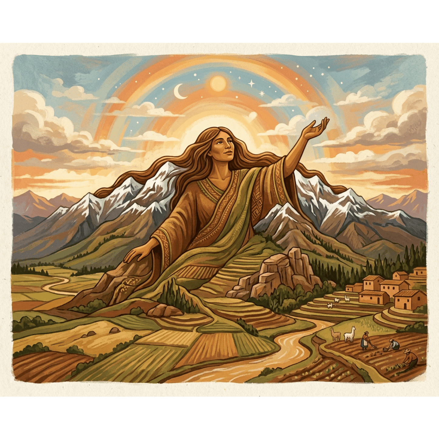 Gold Of The Pachamama PicturaNumbers