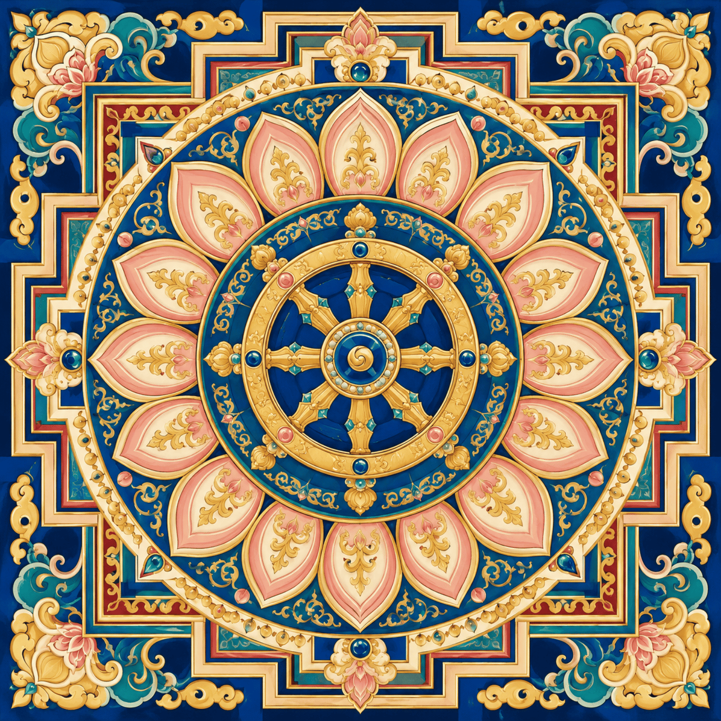 Golden Chakra PicturaNumbers