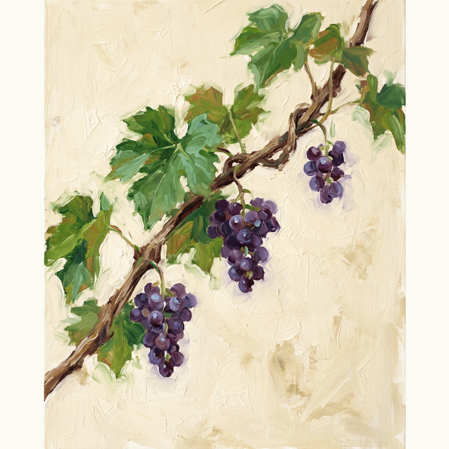 Grape Vine Impressionist PicturaNumbers