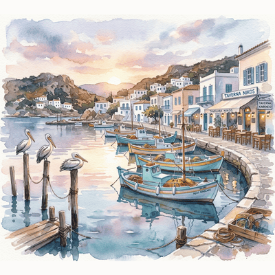 Greek Harbour Morning