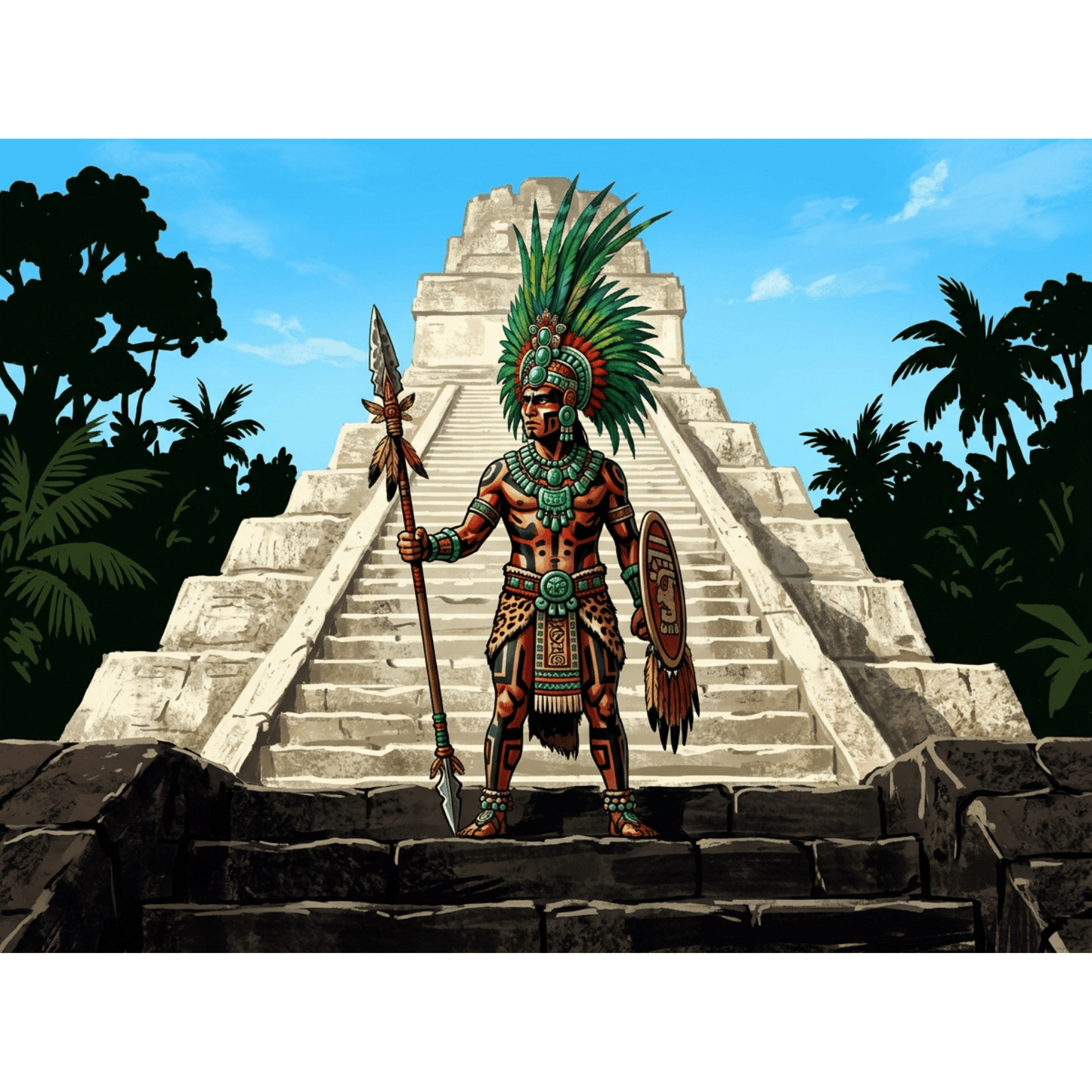 Guardian Of Tikal PicturaNumbers