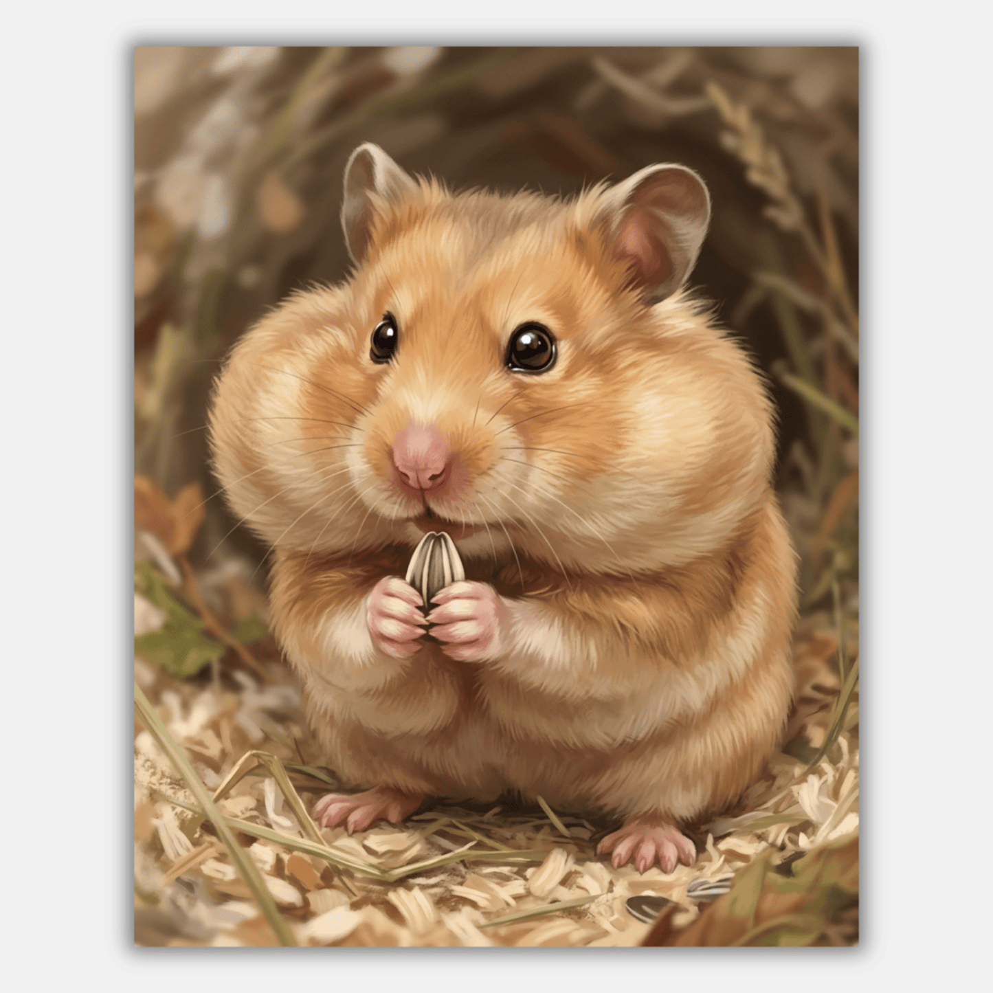 Hamster Cheeks PicturaNumbers