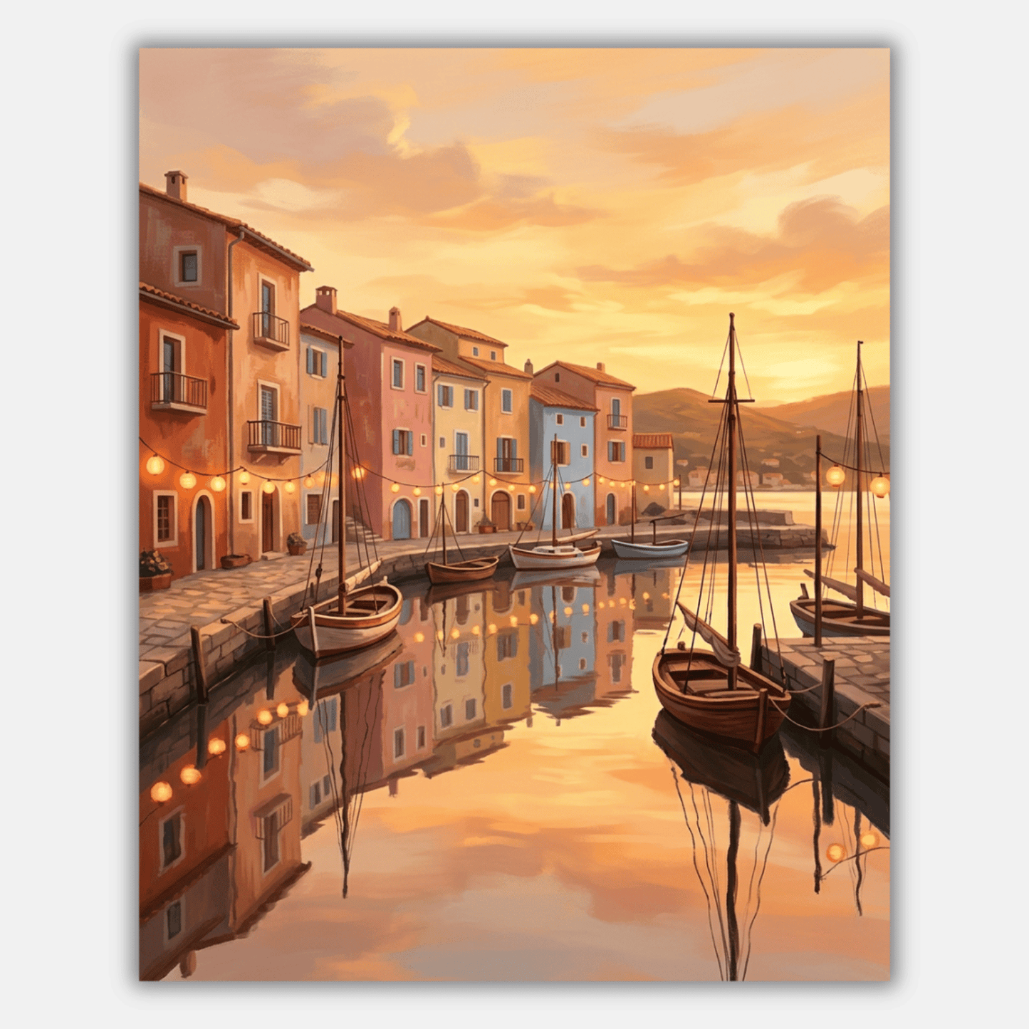 Harbour Reflections PicturaNumbers