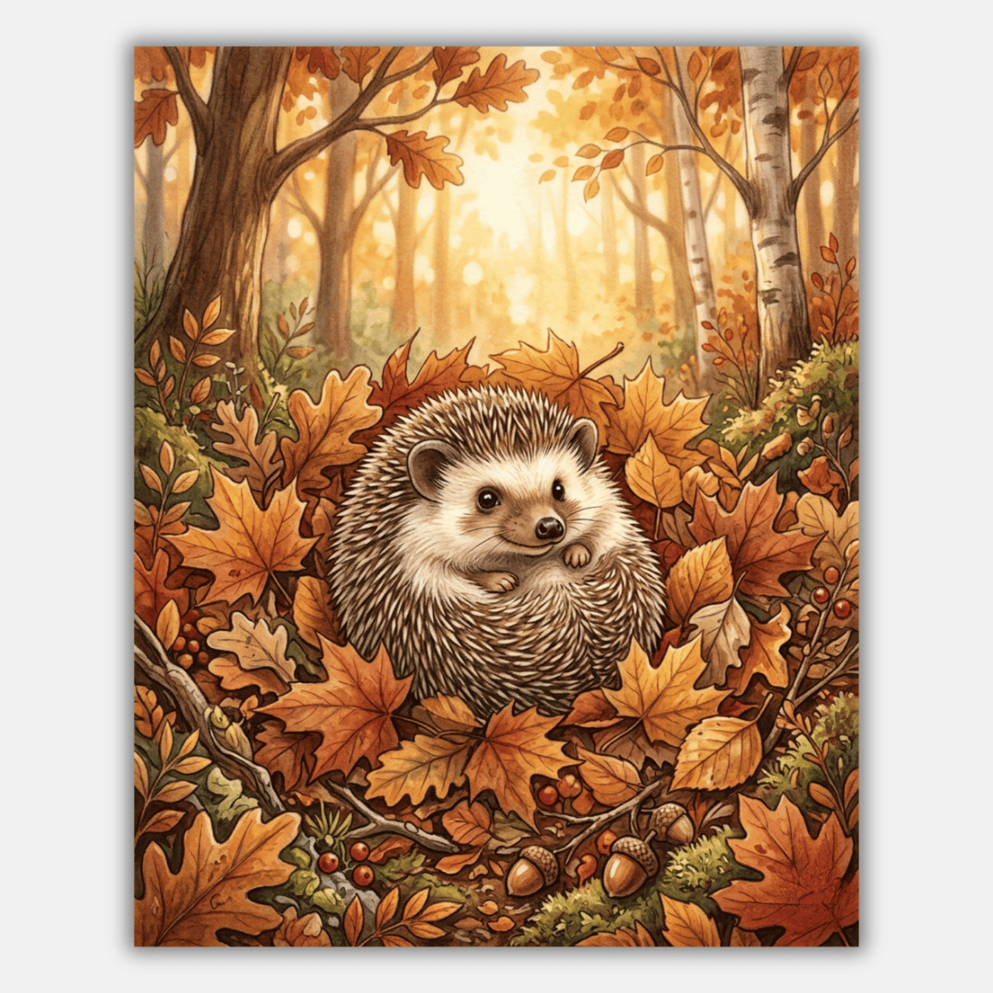 Hedgehog Forest PicturaNumbers