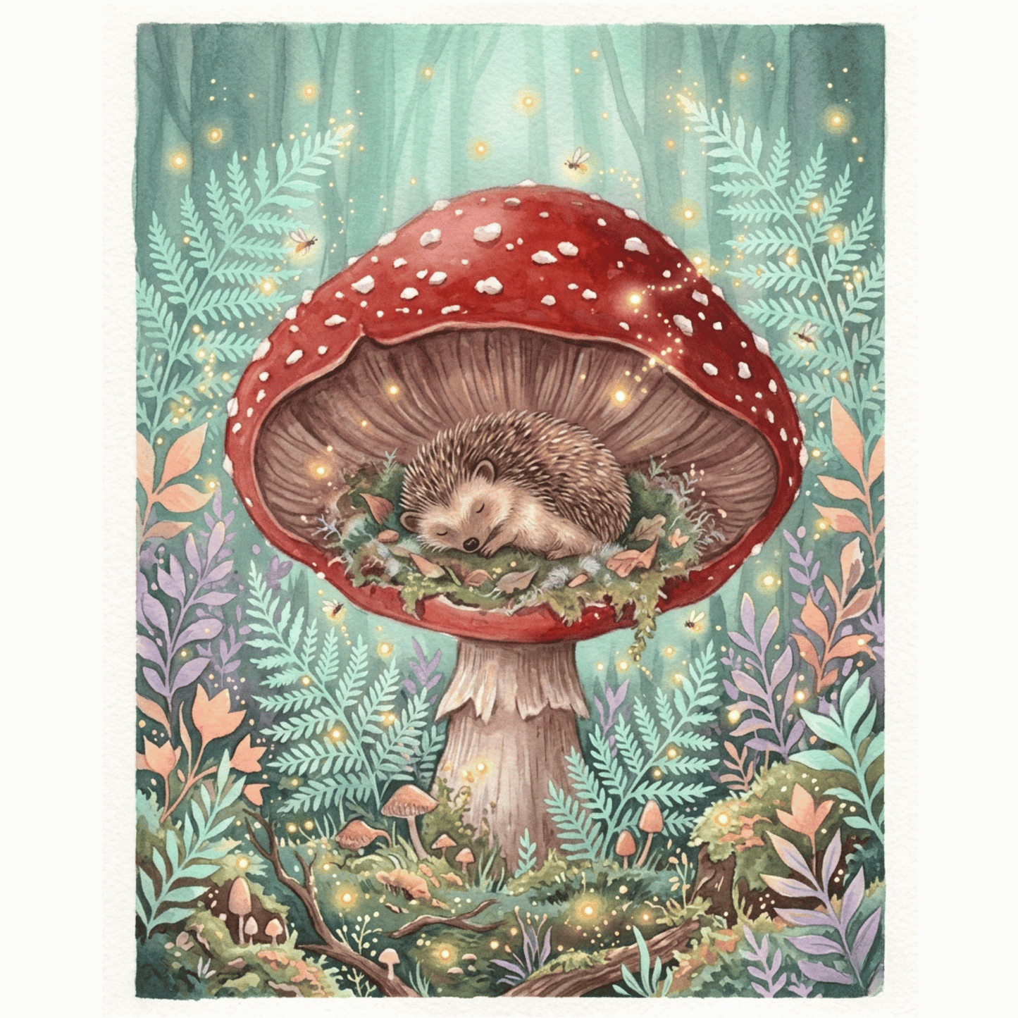 Hedgehog Mushroom PicturaNumbers