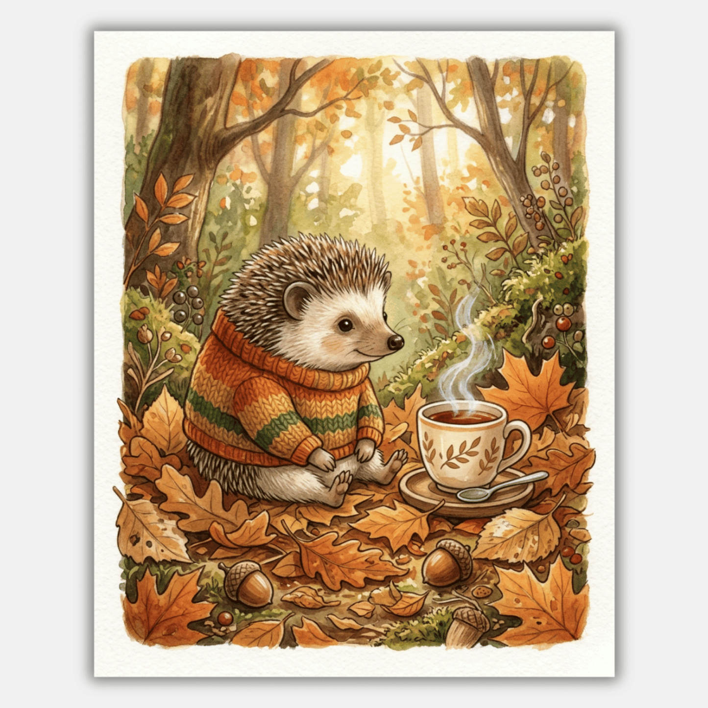 Hedgehog Tea PicturaNumbers
