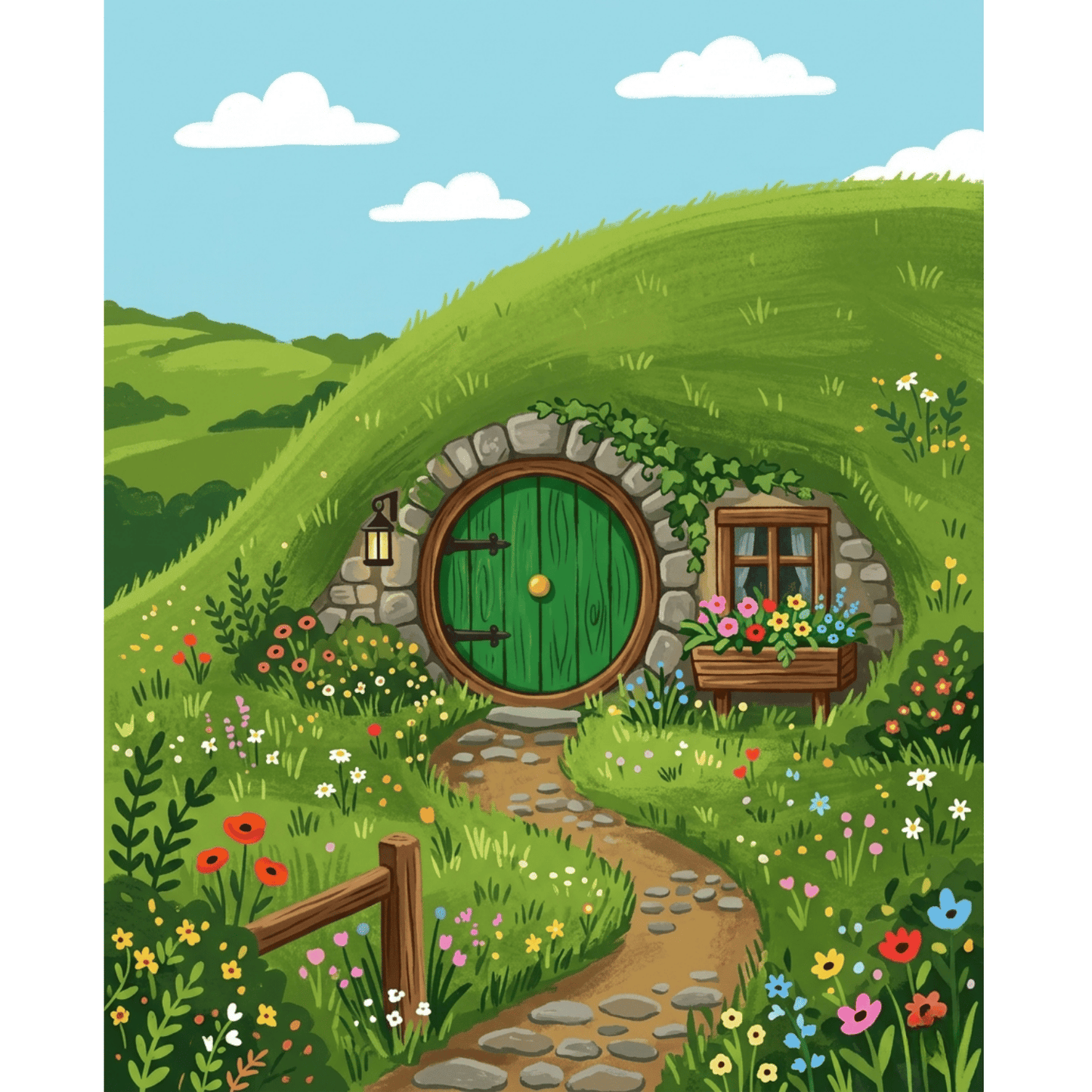 Hobbit Hill PicturaNumbers