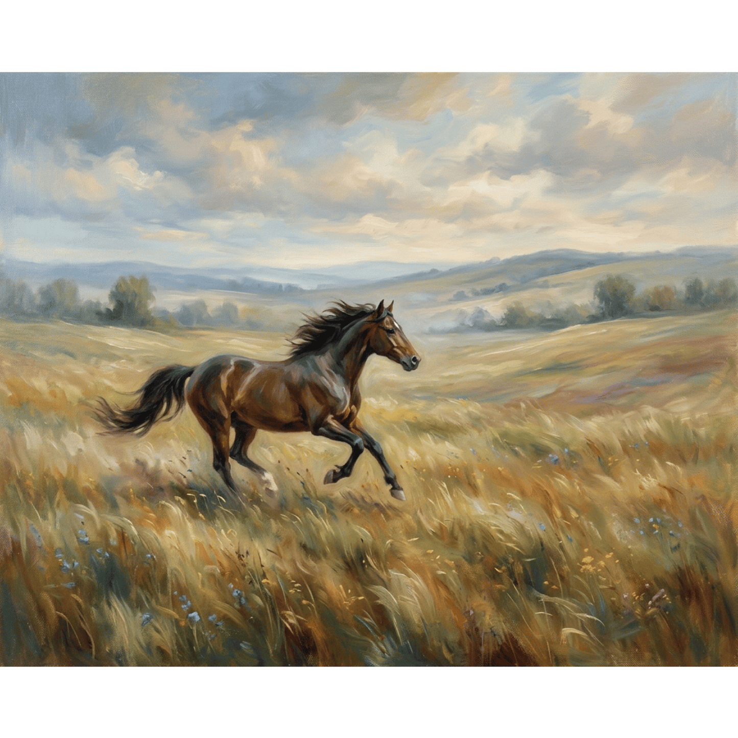 Horse Field Run PicturaNumbers