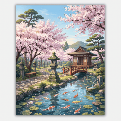 Japanese Blossom Pond