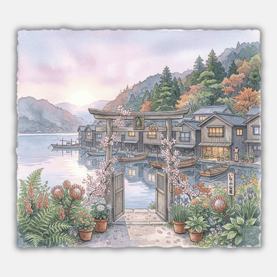 Japanese Fishing Village