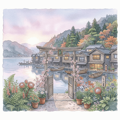 Japanese Fishing Village