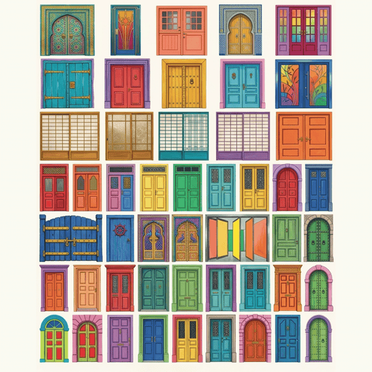 Kaleidoscope Of Entries PicturaNumbers