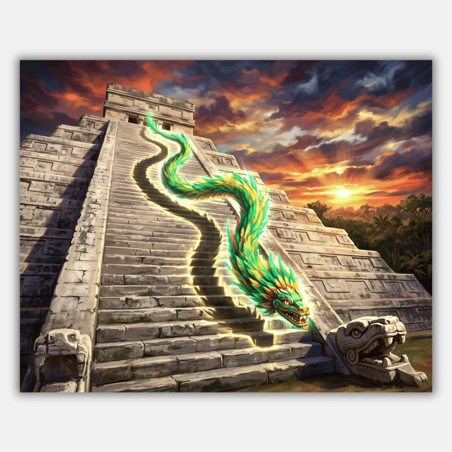 Kukulkan Descends PicturaNumbers